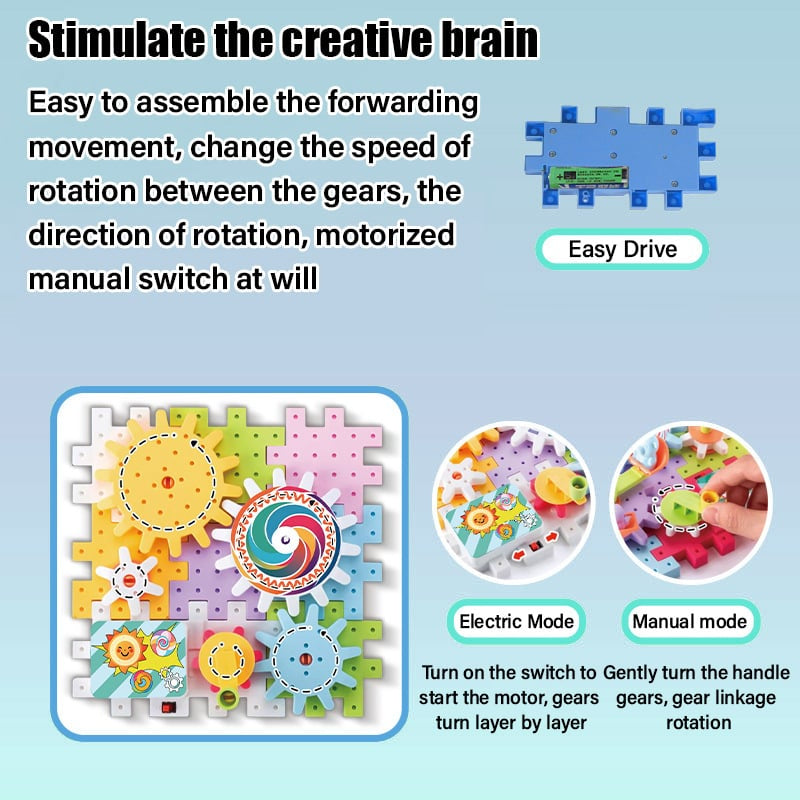 PowerBlocks -  Interactive STEM Gear Blocks Kit