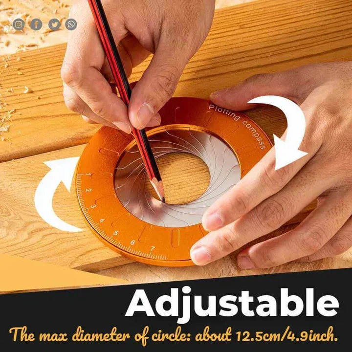 CircleMate – Ruler to Draw Perfect Circles Easily