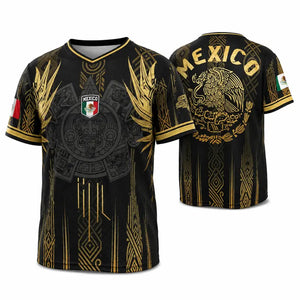 GoldStrike – Mexico Inspired Performance Fan Jersey