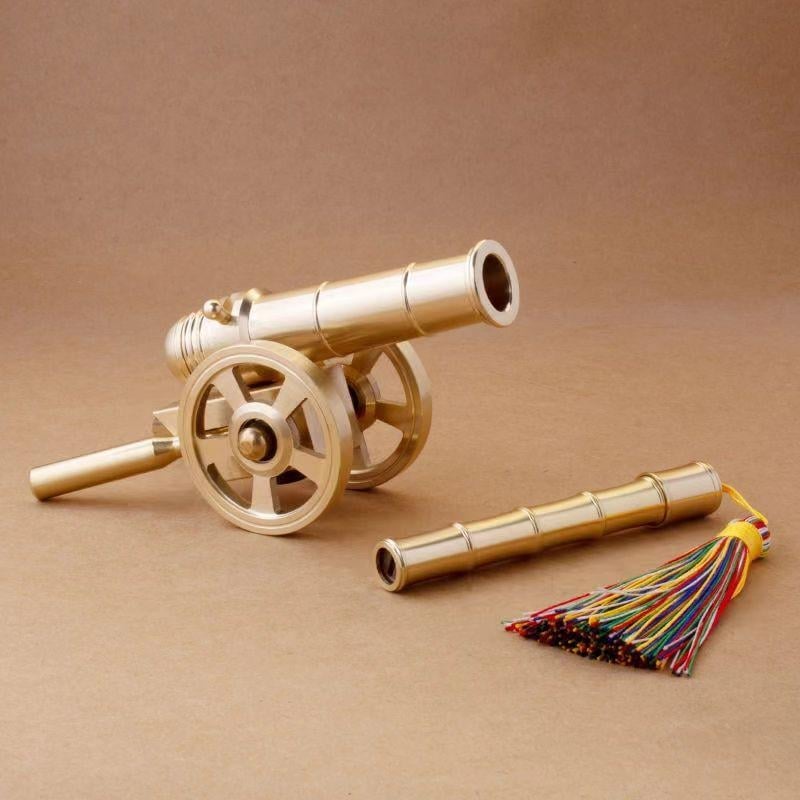 BattleForge - Premium Solid Brass Cannon Model
