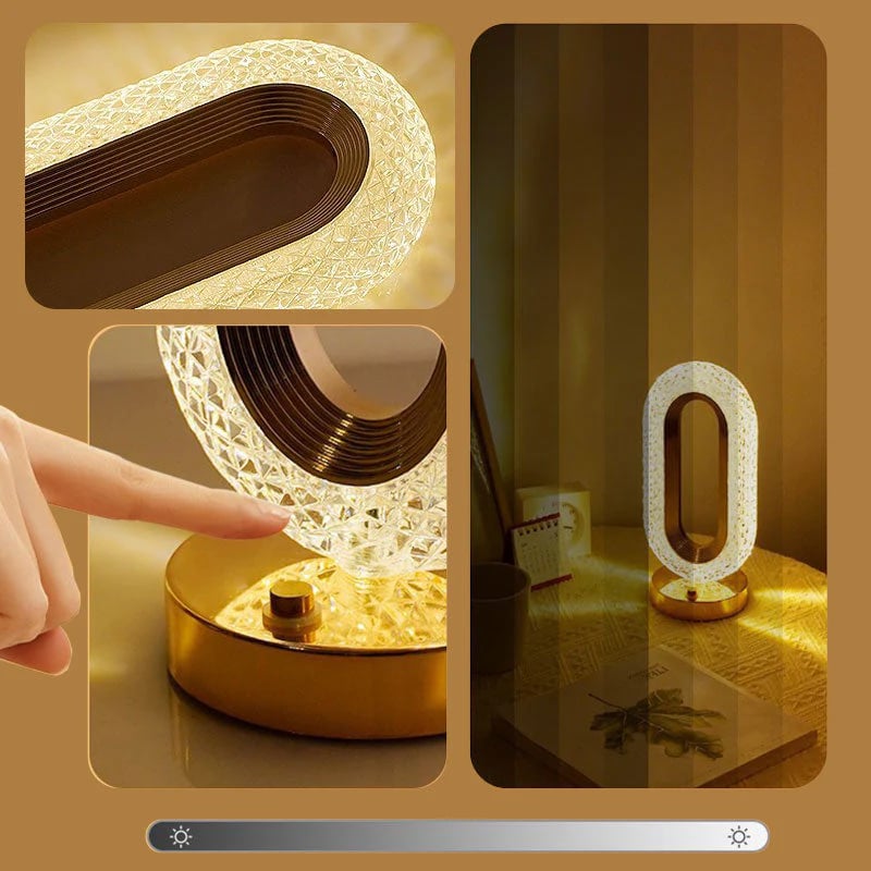 LumiCrystal – Rechargeable LED Night Lamp