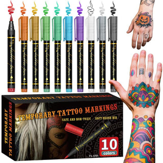🔥Temporary Tattoo Markers for Skin