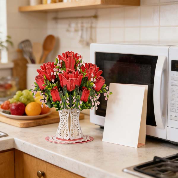 BloomingHeart - Dual Gift Pop-Up Card
