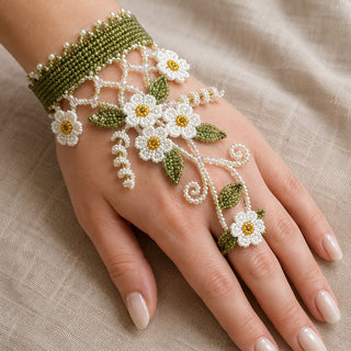 🔥 49% OFF – DIY Beaded Hand Bracelet Kit – Create Your Own Wearable Art🔥Last 4 hours🔥BUY 3 GET 1 FREE (Add 4 Pcs To Cart)