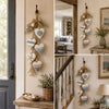 HeartHaven – Rustic Layered Heart Wall Hanging Decor