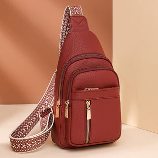LuxeCarry – Minimalist Solid Color Crossbody Bag