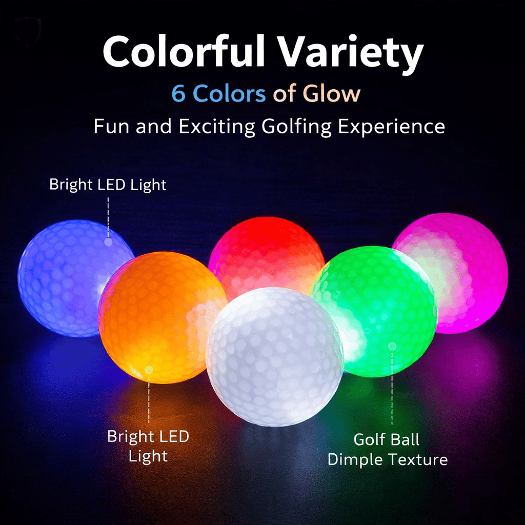⛳ Glow-On Impact LED Golf Balls