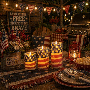 FreedomFlame – USA Inspired Flameless Candle Collection