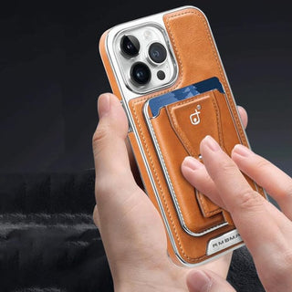 EliteHold - Magnetic Stand & Wallet iPhone Case for Professionals