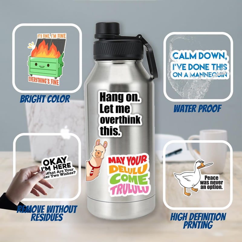 QuirkStick – Sassy And Humorous Sticker Set