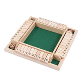 RollFusion - Wooden Shut the Box Game for Smart Fun