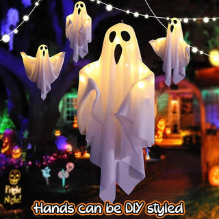 MysticGlow - Halloween Enchanted Ghost Chandelier