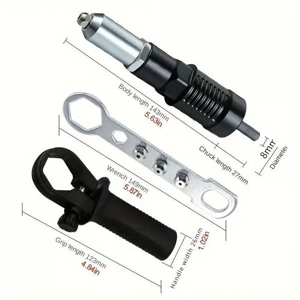 PowerRivet – Drill Attachment Tool