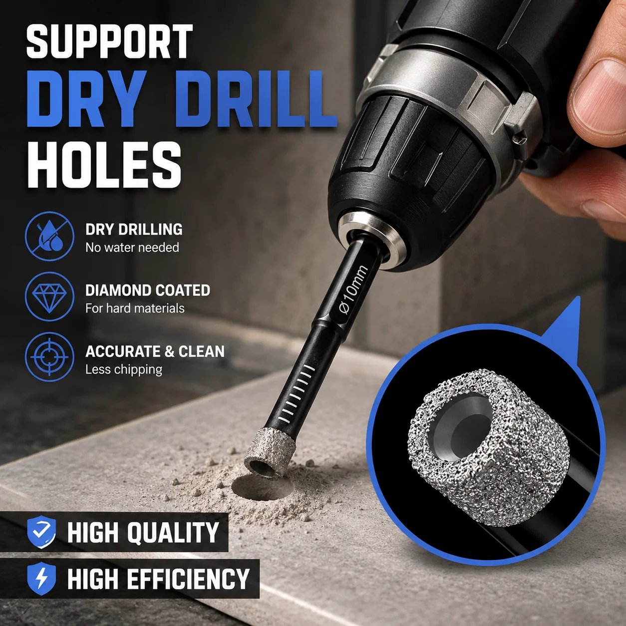 DrillPro – Precision Diamond Hole Saw Set