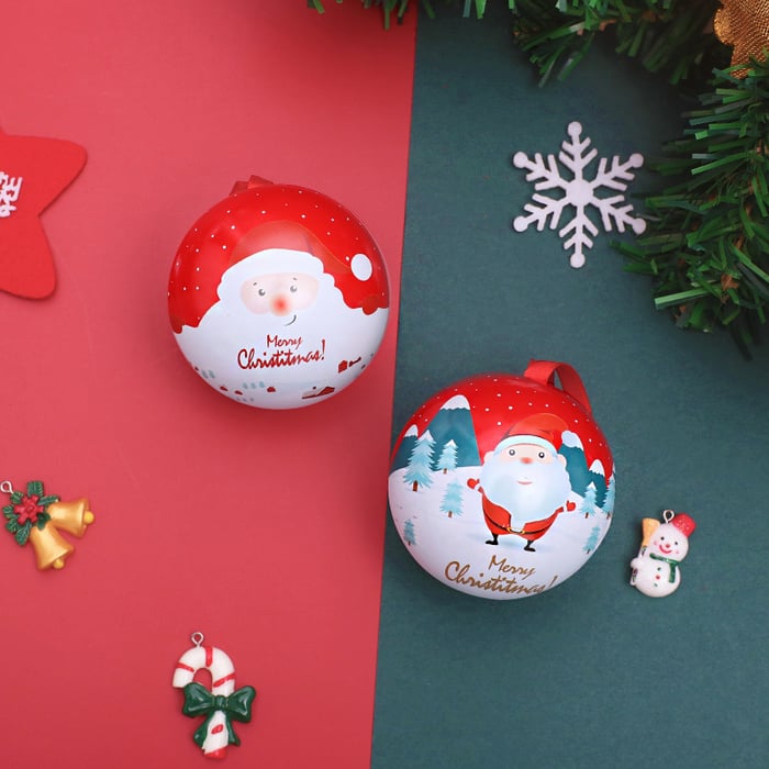 Festive Candy Jar Ball | Tree & Gift Ornament