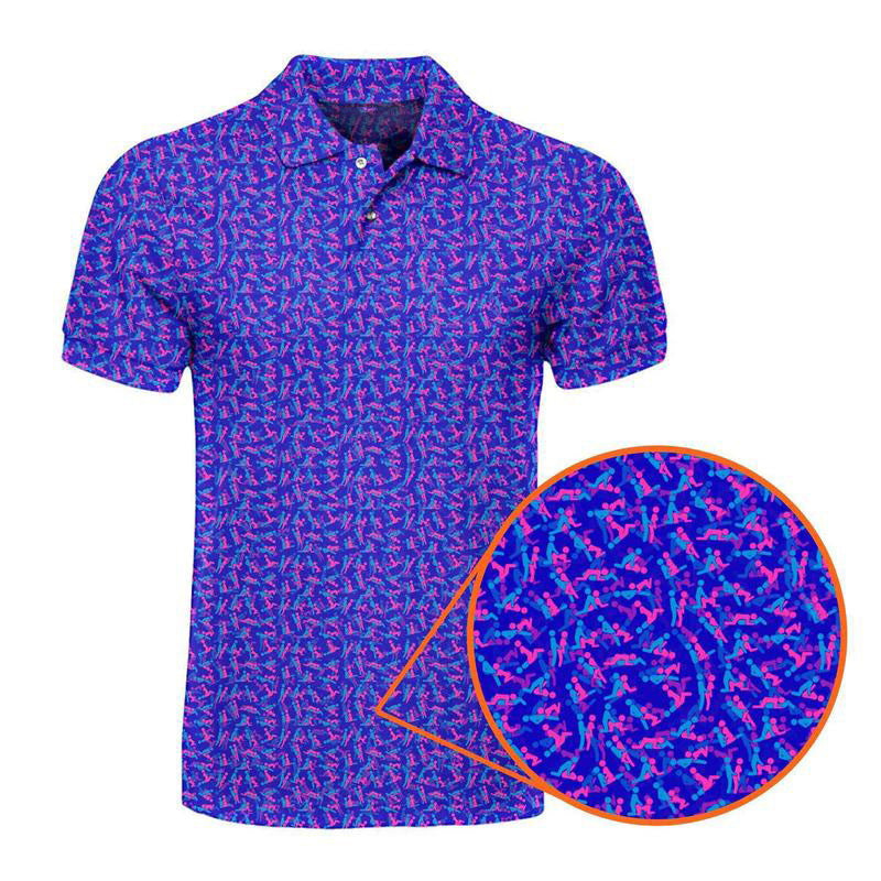 SwingVibe – Statement Print Polo Shirt