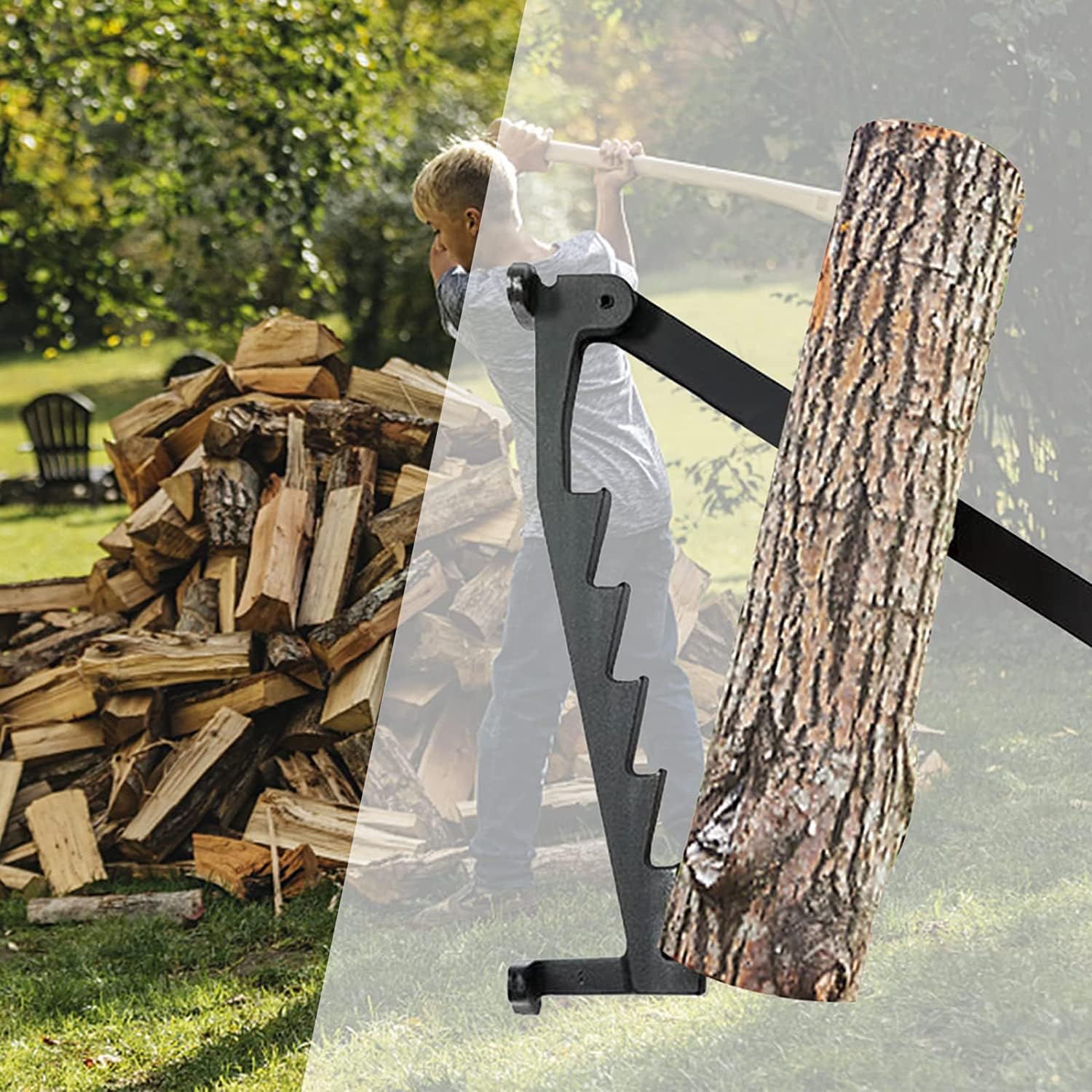 TimberMaster™ - Wall-Mounted Wood Splitter