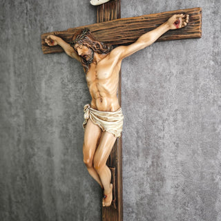 Wall-mounted Crucifix with the Figure of Jesus