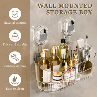 No-Drill Bathroom Suction Storage Box