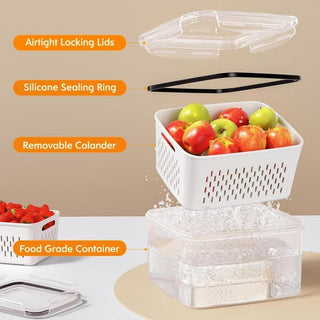 CoolCrate - Smart Fridge Bin for Long-Lasting Freshness