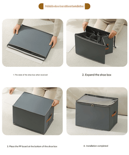 SoleKeeper - Shoe Organizer Storage Box | Elegant Order for Every Pair