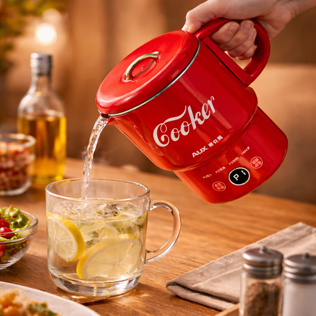 CookMate – Portable Electric Kettle & Mini Cooker