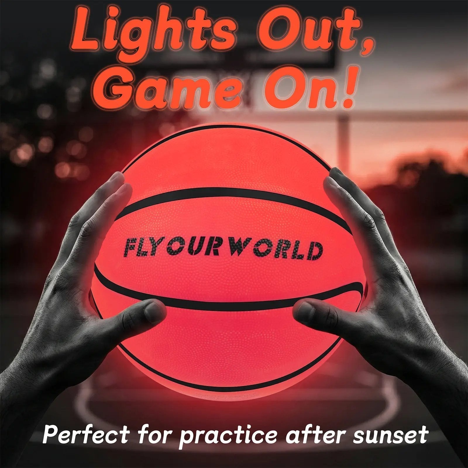 NightBounce – Official Size Illuminated Basketball