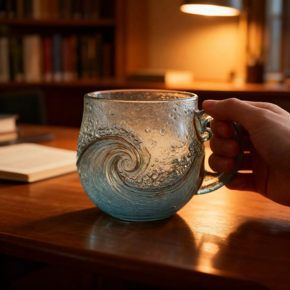 AzureSip - Elegant Ocean-Inspired Drinkware