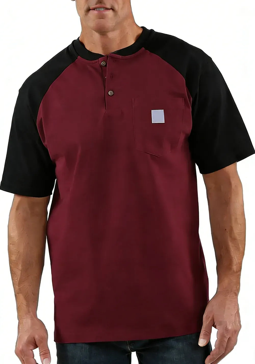 StyleFusion – Premium Color Block Casual Shirt