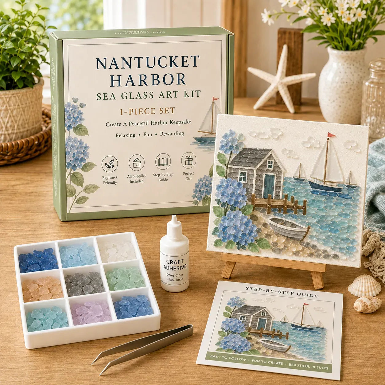 HeritageScape – American Destinations Sea Glass Art Kit