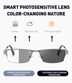 OptiShift - Auto-Tint Progressive Reading Glasses