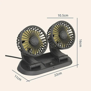 TurboCool - Ultimate Dual Cooling Car Fan