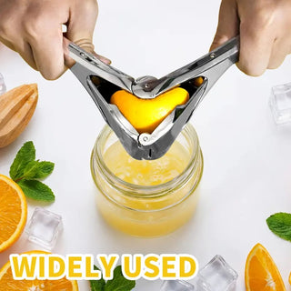 🍋Zinc alloy Stainless Steel Citrus Squeezer