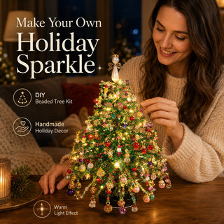 SparkleCraft – Premium DIY Beaded Christmas Tree Kit