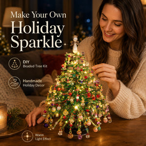 SparkleCraft – Premium DIY Beaded Christmas Tree Kit