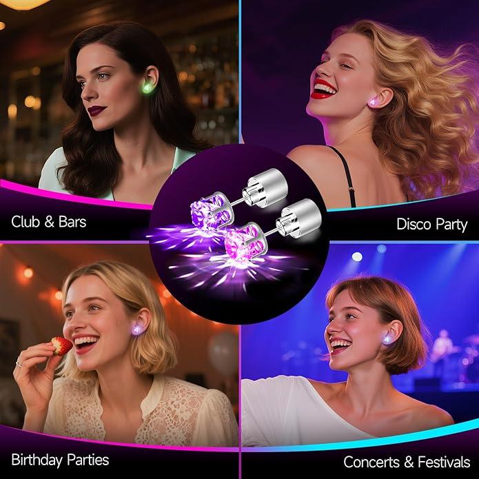 SparkGlow – LED Fashion Earrings