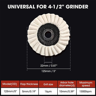 ProSheen - Angle Grinder Polishing Wheel – Effortless Mirror Finish