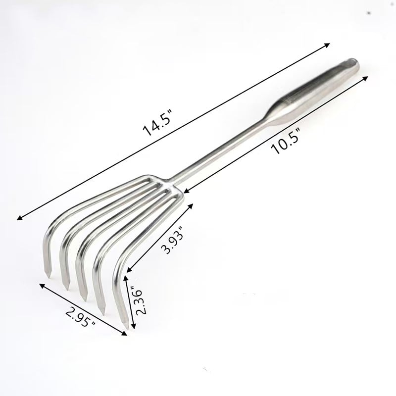 SoilTamer - Durable Stainless Steel Rake