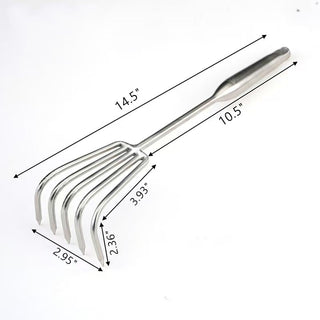 SoilTamer - Durable Stainless Steel Rake
