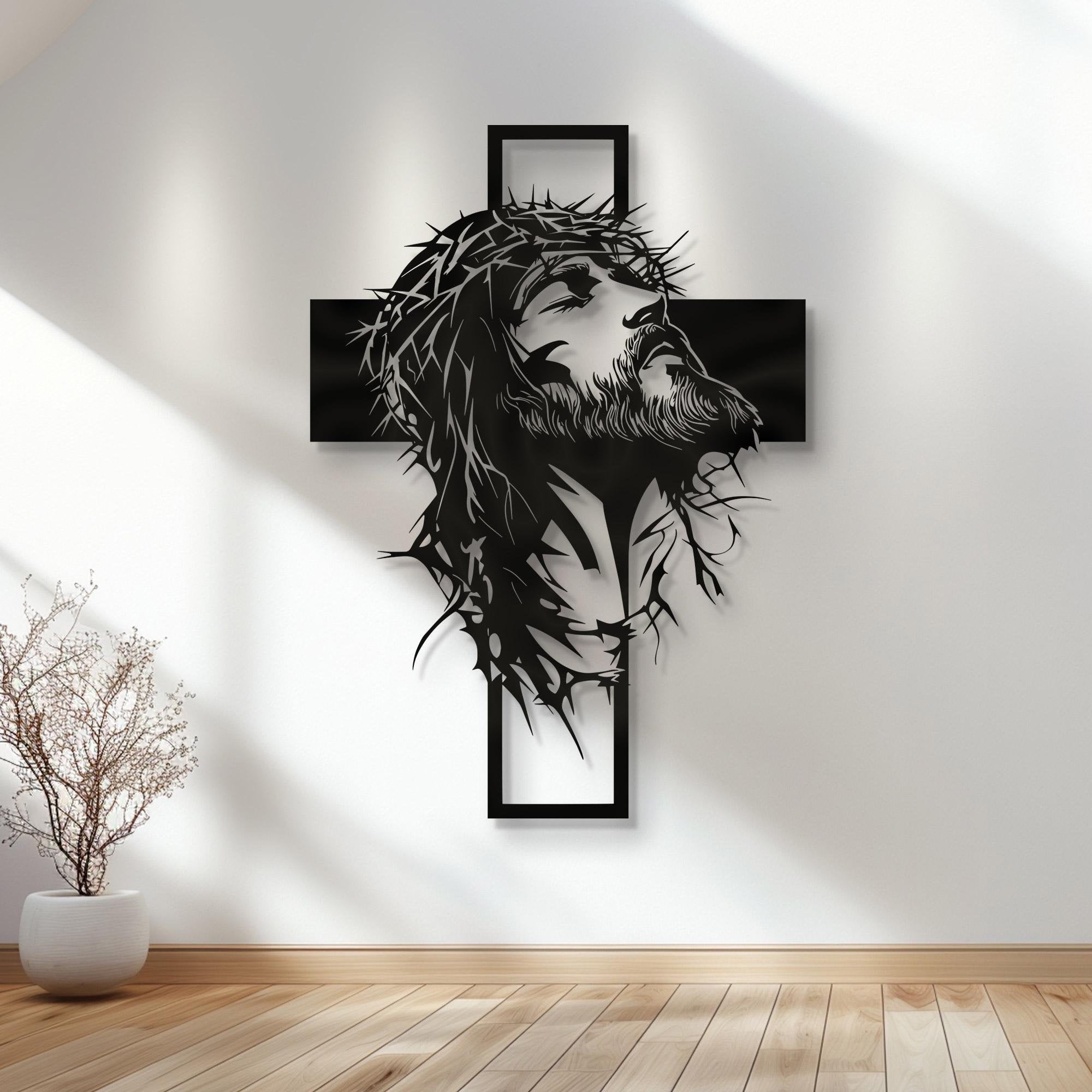SoulLight - Wall Cross Décor – Strength & Encouragement