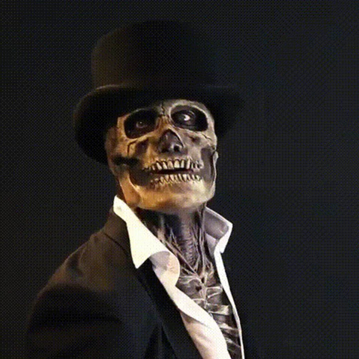 Spooky Biochemical Skeleton Mask marnetic