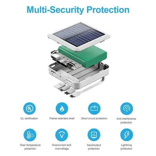 Solar Power Bank marnetic