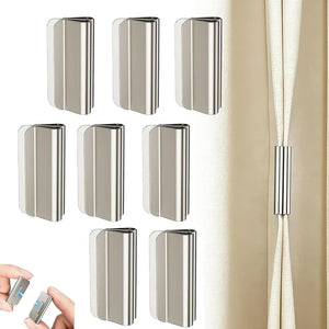 CurtainSnap – No-Drill Magnetic Curtain Holders