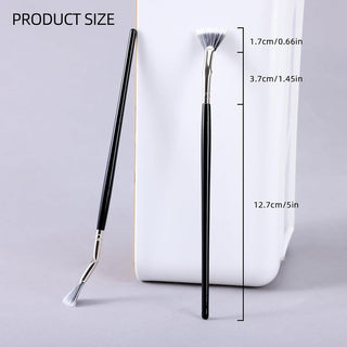 LashCraft - Folding Angle Scalloped Lash Brush