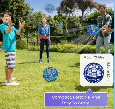 Magical Flying Orb Ball Toy with Upgraded LED Parachute