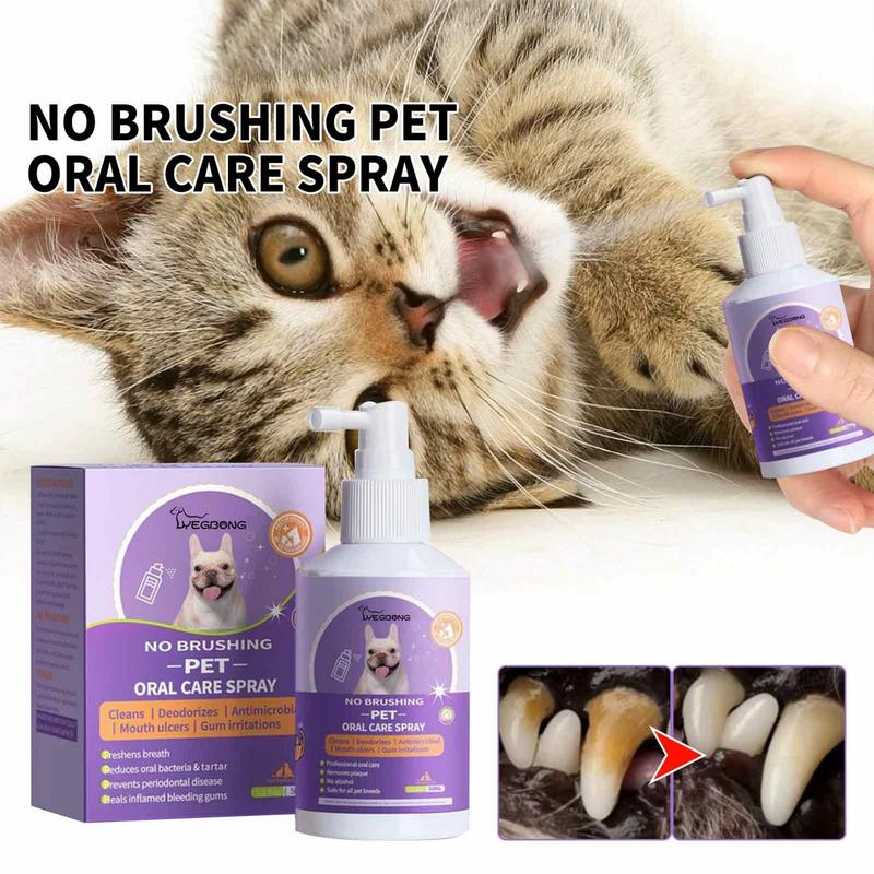 🔥LAST DAY PROMOTION - 49% OFF🔥Teeth Cleaning Spray for Dogs & Cats