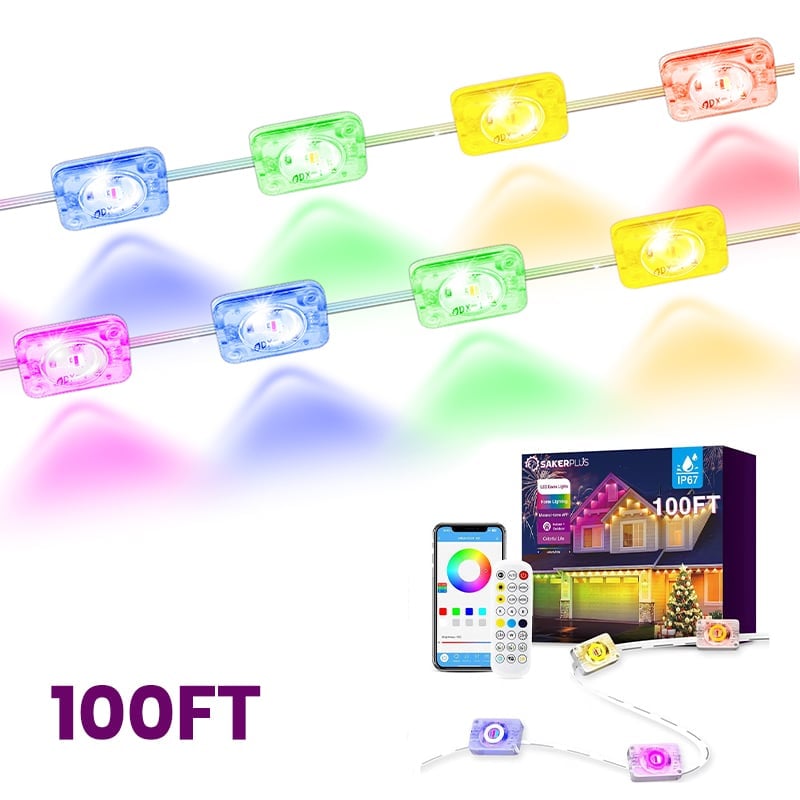 SpectrumGlow - Smart RGB Lights for Yard, Patio & Pool