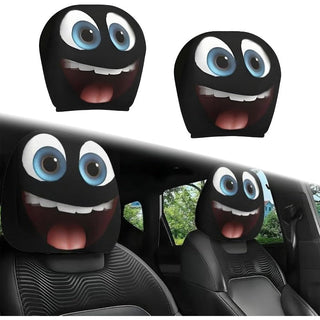 CartoonCush – Playful Headrest Cover