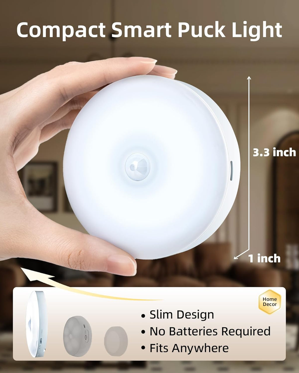 FlexiLight - Adjustable White & Color LED Pucks