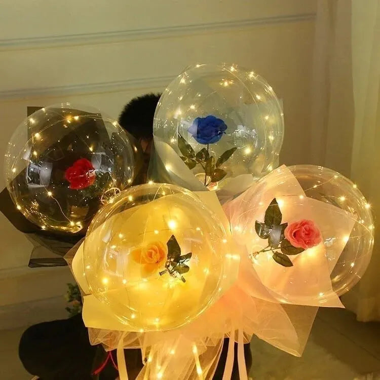 GlowRose – LED Fantasy Balloon Bouquet